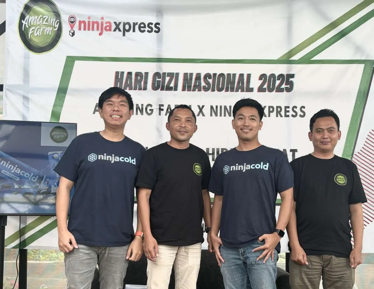 Kolaborasi Ninja Xpress dan Amazing Farm Percepat Distribusi Makanan Sehat