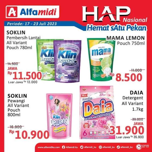 Promo Alfamidi Hemat Satu Pekan Periode 17-23 Juli 2023