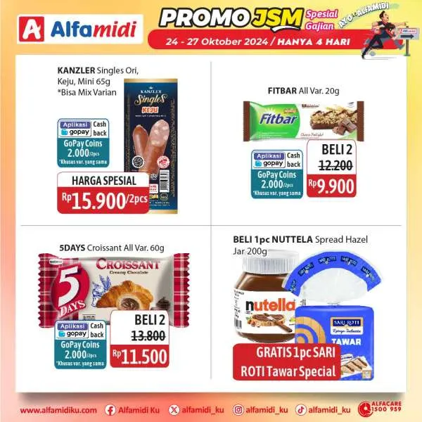 Promo JSM Alfamidi Spesial Gajian Periode 24-27 Oktober 2024