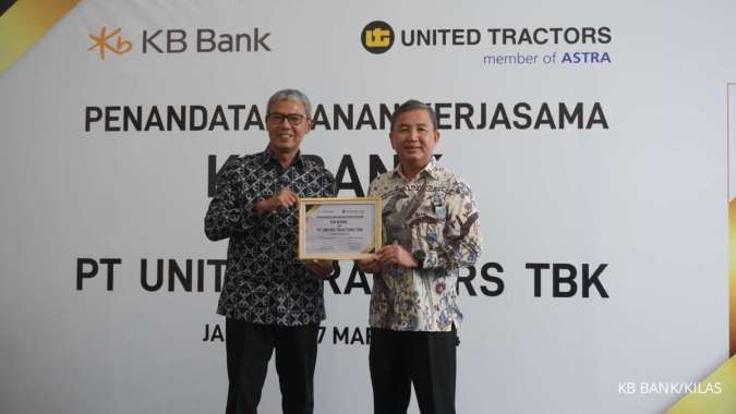 KB Bank dan United Tractors Bidik Penyaluran Kredit Alat Berat Senilai Rp1,6 Triliun
