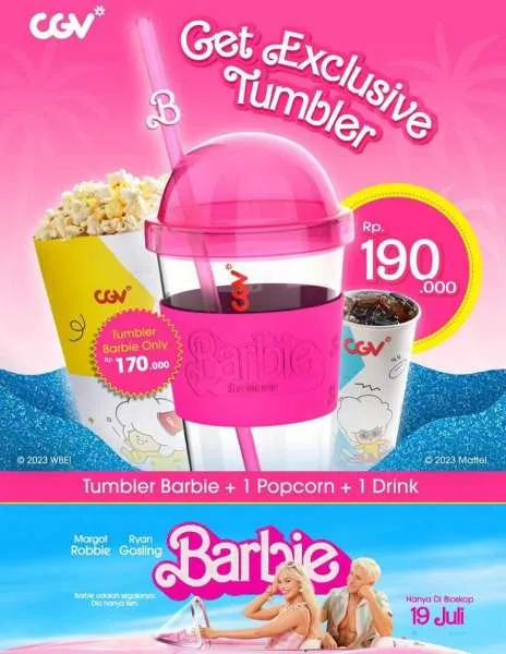 Promo CGV terbaru Tumbler Barbie