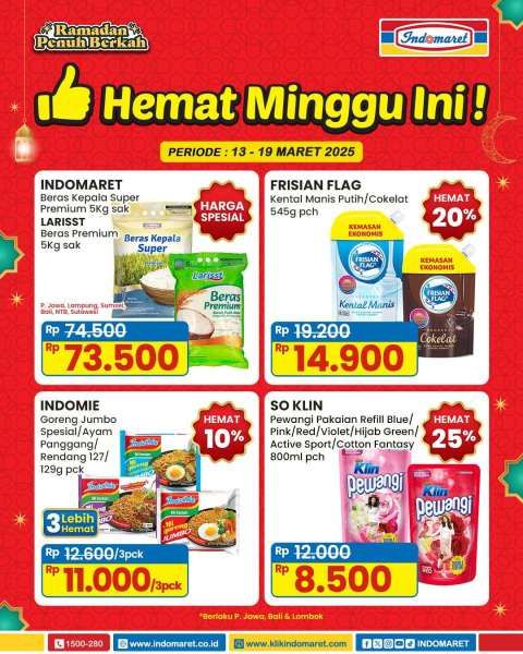 Promo Indomaret 13-19 Maret 2025 Hemat Minggu Ini