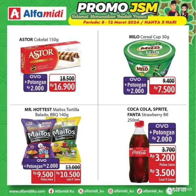 Promo JSM Alfamidi Hanya 5 Hari Periode 8-12 Maret 2024