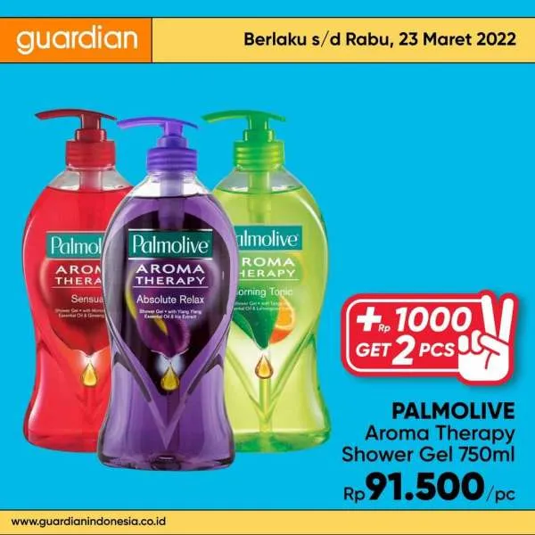 Promo Guardian +1000 Get 2 Pcs Periode 17-23 Maret 2022