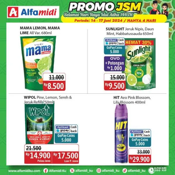 Promo JSM Alfamidi Hanya 4 Hari Spesial Idul Adha Periode 14-17 Juni 2024