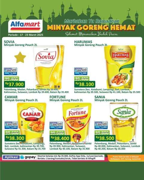 Promo Minyak Goreng Hemat di Alfamart 17-23 Maret 2025