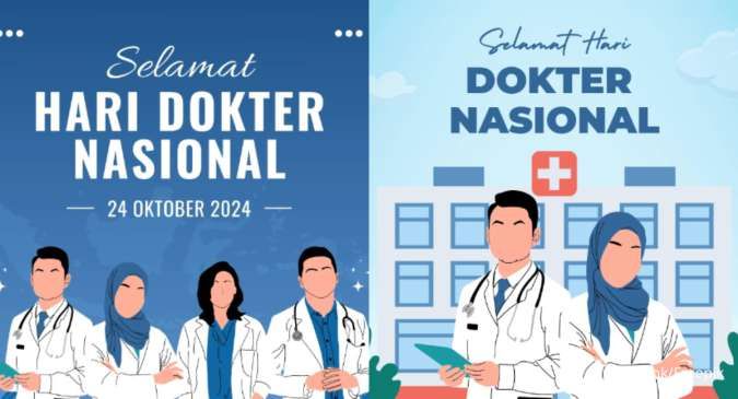 25 Kartu Ucapan Hari Dokter Nasional 2024 yang Bisa Diedit dan Unduh Gratis 