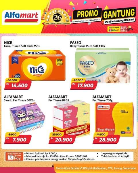 Promo Alfamart Gantung Periode 26 September-2 Oktober 2025