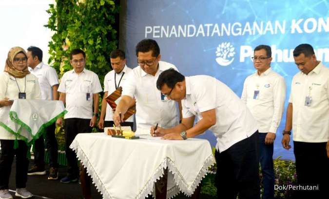  Perkuat Bisnis Biomassa dan NBS, Perhutani Gelar Kick Off RKAP 2023 