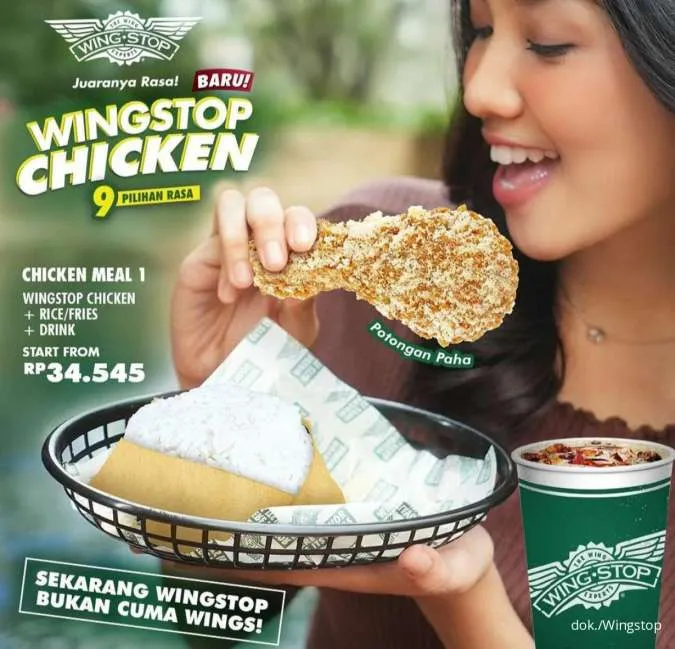 Menu baru Wingstop Chicken Meal 