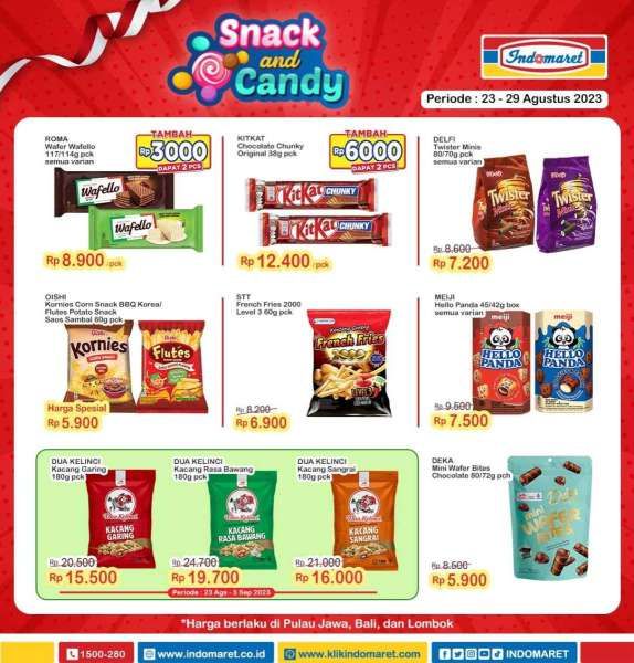 Katalog Harga Promo Indomaret Super Hemat 23-29 Agustus 2023, Promo Akhir Bulan