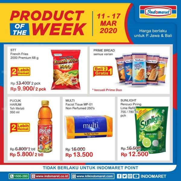 Promo Indomaret Product of The Week, terbaru (11-17 Maret 2020)