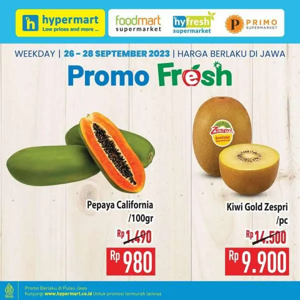 Promo Hypermart Hyper Diskon Weekday Periode 26-28 September 2023