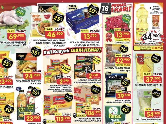 Promo Superindo Hari Ini 15-18 Desember 2025, Ayam Kampung Jumbo Diskon Rp 20.000