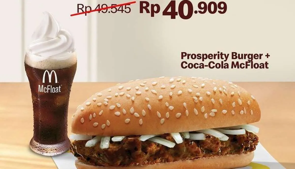 Promo McD Prosperity Burger Terbaru di Maret 2022, Nikmati Makan Hemat dan Lezat