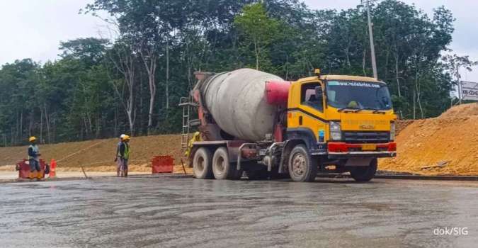 Semen Indonesia (SIG) Pasok Beton Siap Pakai di Pembangunan Tol Bayung Lencir-Tempino