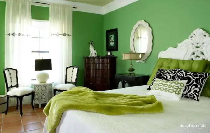 Arti warna hijau pada ruangan