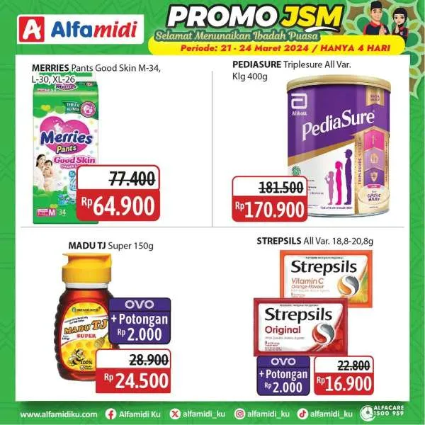 Promo JSM Alfamidi Hanya 4 Hari Periode 21-24 Maret 2024