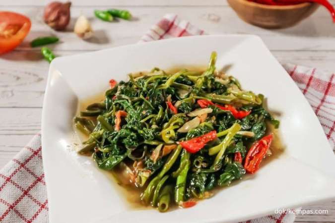 Resep Tumis Kangkung Cabai Tomat, Diet Sehat yang Praktis Dimasak 10 Menit