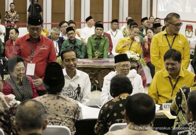 Partai koalisi ajukan 100 orang sebagai jubir Jokowi-Ma'ruf Amin