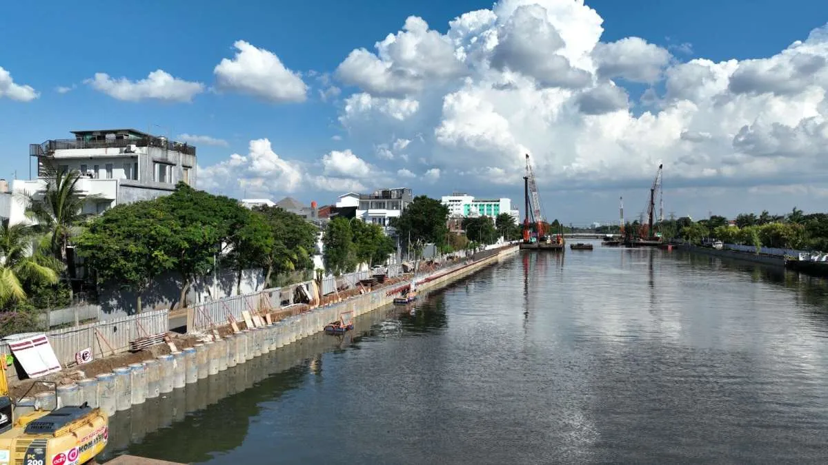  Garap Proyek Pengaman Pantai PIK, WSBP Suplai Spun Pile 