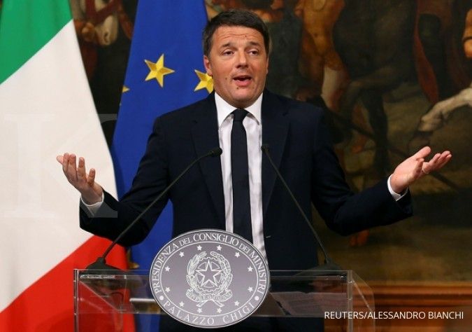 Perdana Menteri Italia mengundurkan diri