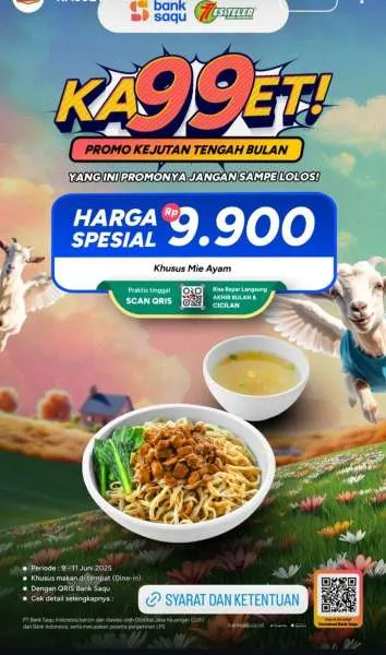 Promo KA99ET Bank Saqu dengan Es Teler 77
