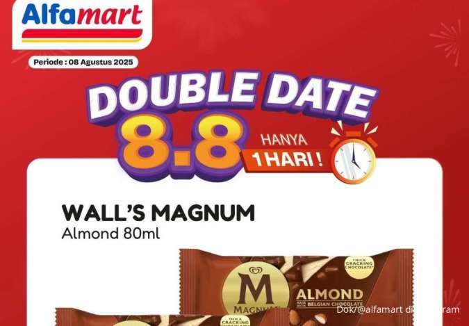 Promo 8.8 di Alfamart & Indomaret 8 Agustus 2025, Es Krim hingga Kopi Harga Spesial