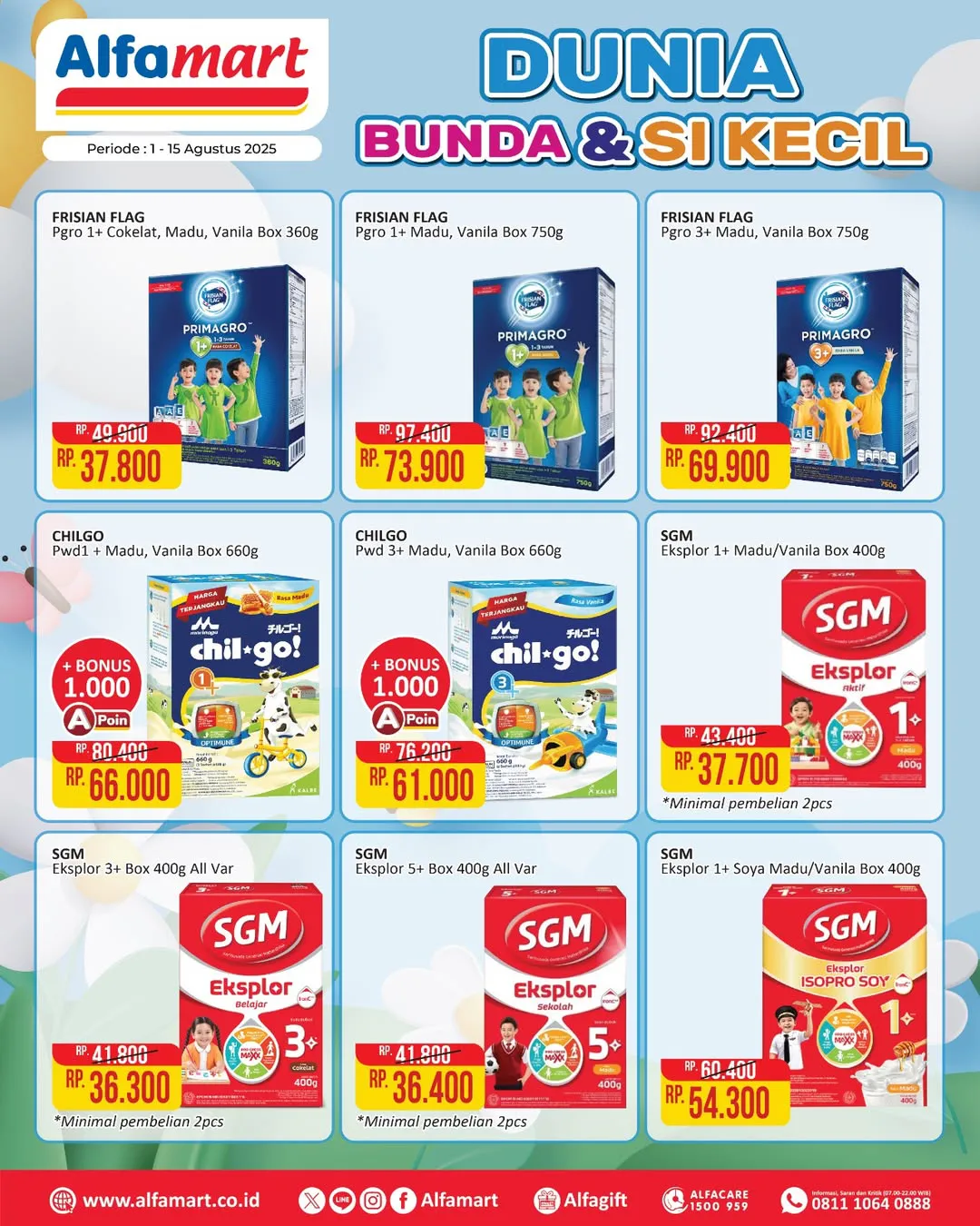 Promo Alfamart Dunia Bunda & Si Kecil Periode 1-15 Agustus 2025