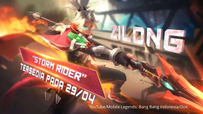 Skin Zilong - Storm Rider 515 M-World