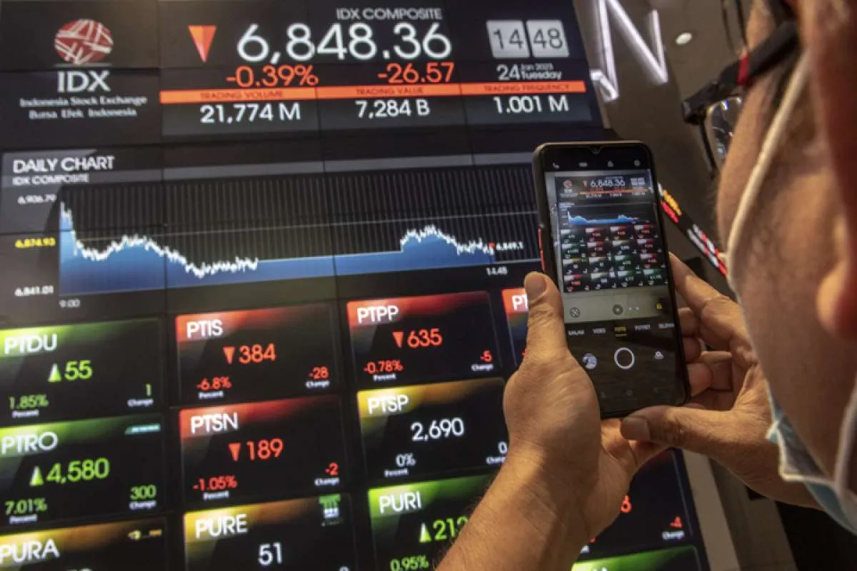 Kompak, Harga Saham GOTO dan BBRI Melemah di Perdagangan Bursa Kamis (22/6)