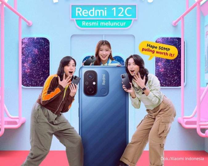 Resmi! Ini Daftar Harga HP Redmi 12C di Indonesia, Dijual Mulai 10 Maret 2023