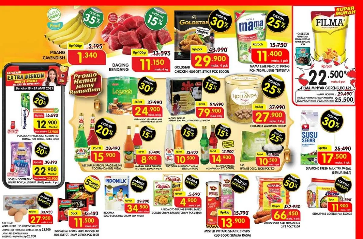 Promo Superindo tengah pekan, diskonan hari ini 24 Maret 2021!