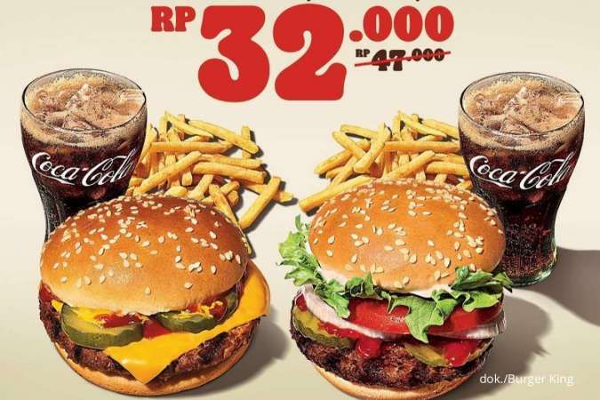 Promo Burger King Juni 2022, Ada Harga Spesial Khusus Pembelian via BCA