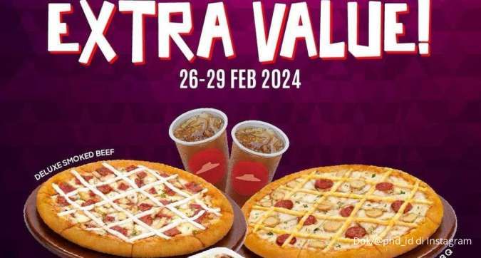 Promo Gajian Pizza Hut Delivery Beli 2 Gratis 4, Berakhir Hari Ini 29 Februari 2024