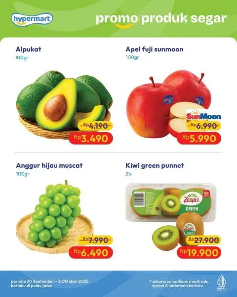 Promo Hypermart Hyper Diskon Weekday Periode 1-2 Oktober 2025