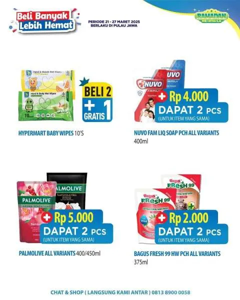 Promo Hypermart Beli Banyak Lebih Hemat Periode 21-27 Maret 2025