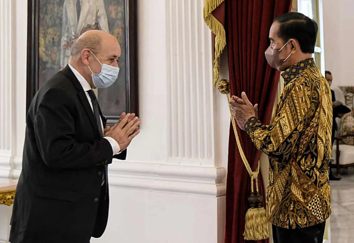 Bertemu Menlu Prancis, Jokowi minta negosiasi perjanjian IEU-CEPA dipercepat
