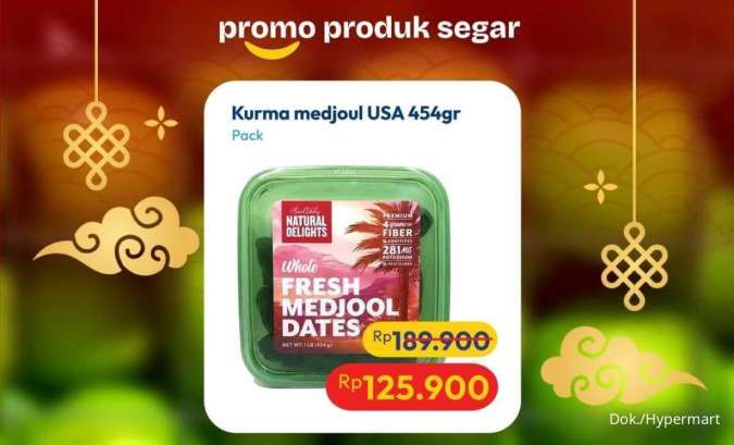 Promo Hypermart Weekday Periode 10-12 Februari 2026, Kurma Medjool Diskon Rp 64.000