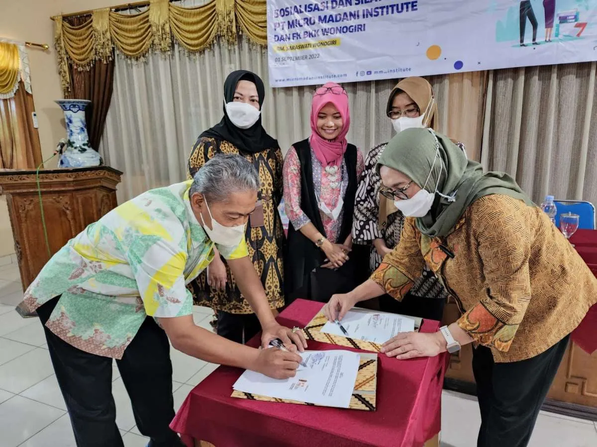 Micro Madani Institute (MMI) Jalin Kerjasama dengan SMK se Wonogiri