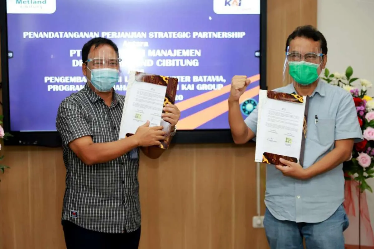 KAI Properti dan Metland kerja sama kembangkan Cluster Batavia