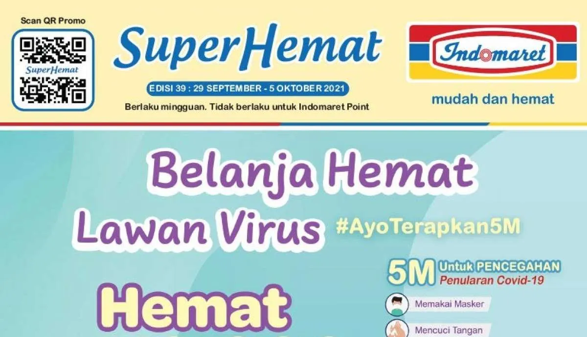 Promo Indomaret Super Hemat paling baru, 29 September-5 Oktober 2021!
