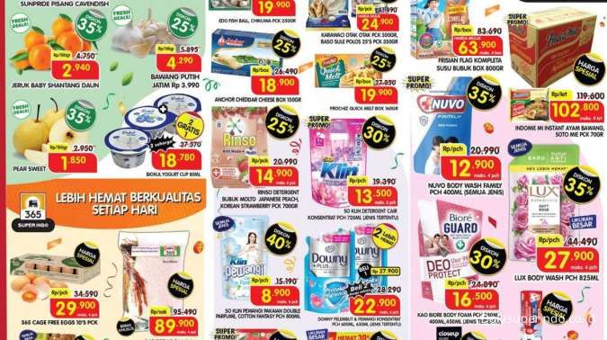 Promo Deterjen dan Sabun Mandi di JSM Superindo Sampai Alfamart Weekend Desember 2024