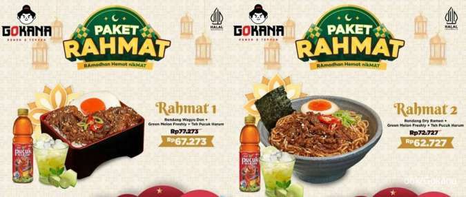 Promo Gokana Ramadan 8 Maret-14 April 2024, Paket Rahmat Isi Banyak Serba Rp 62.727