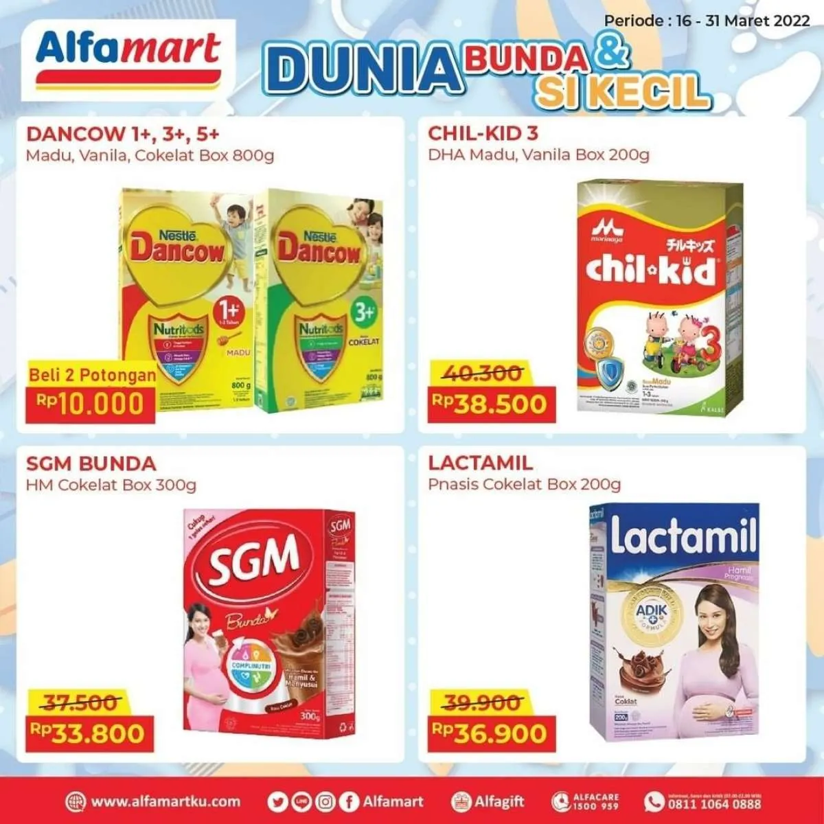 Promo Alfamart Dunia Bunda & Si Kecil Terbaru, Belanja Susu Anak Jadi Lebih Murah