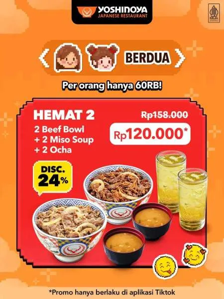 Promo Yoshinoya TikTok Berdua