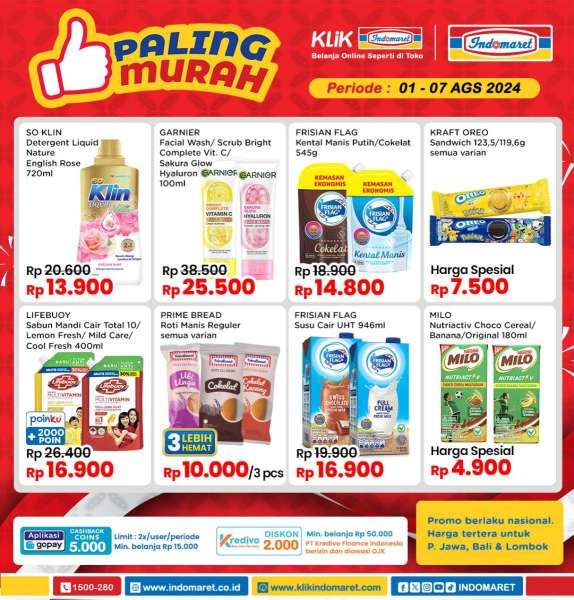 Promo JSM Indomaret Weekend 2-4 Agustus 2024