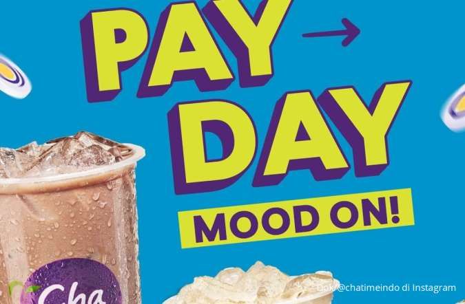 Promo Chatime Payday 25-31 Juli 2025, Minuman Ukuran Large Cuma Rp 19.000