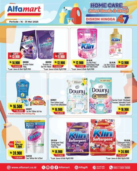 Promo Alfamart 16-31 Mei 2025 Home Care