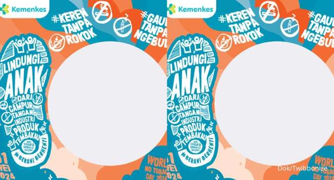 30 Twibbon Hari Tanpa Tembakau Sedunia 2024, Pakai dan Bagikan Bingkai Fotonya 